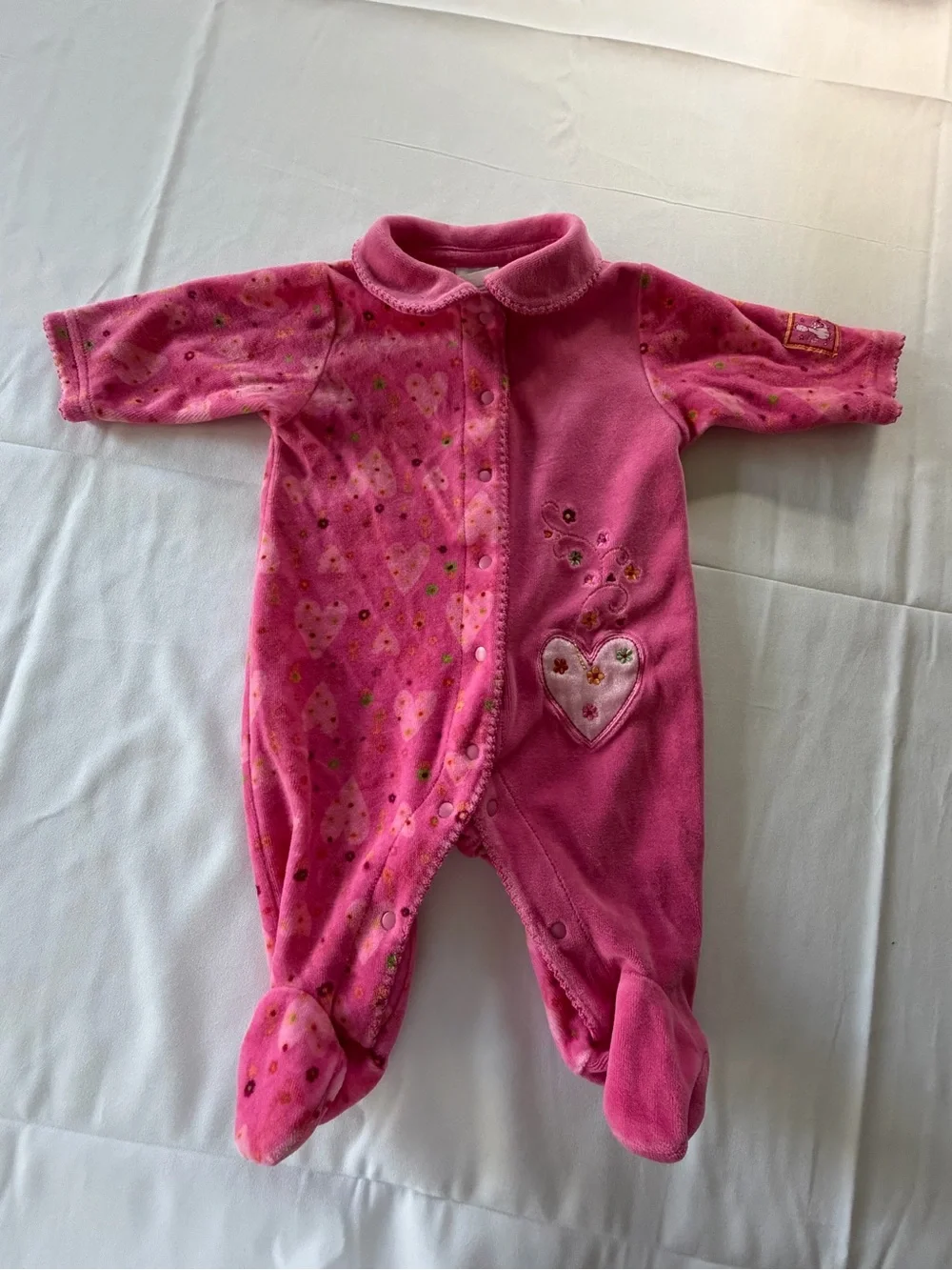 Vintage Y2K Carter’s Baby Girl Pink Sleeper & Sleep Sack Bundle